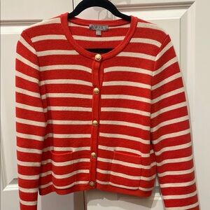 J Crew lady jacket cardigan sweater medium